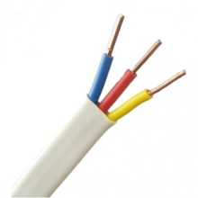 Factory price copper conductor pvc insulated flat cables